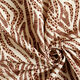 GOTS French Terry Sommersweat Zebra | Tula – hellbeige/dunkelbraun,  thumbnail number 3