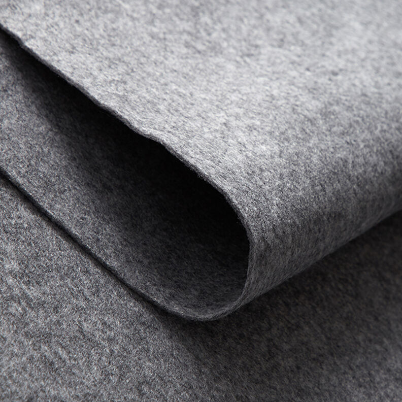 Filz 180 cm / 1,5 mm stark Melange – grau,  image number 4