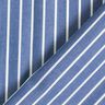 Baumwollstoff Streifen – jeansblau/weiss,  thumbnail number 4