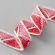 Baumwollband Ibiza [ 22 mm ] – wollweiss/rosa,  thumbnail number 2
