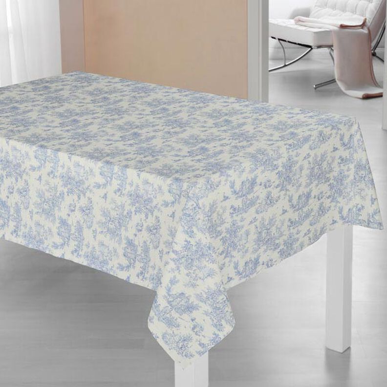 Baumwollstoff kleine Pastorale 280 cm – blau,  image number 6