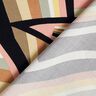 Viskosestoff abstrakte Linien – schwarz/roségold,  thumbnail number 4