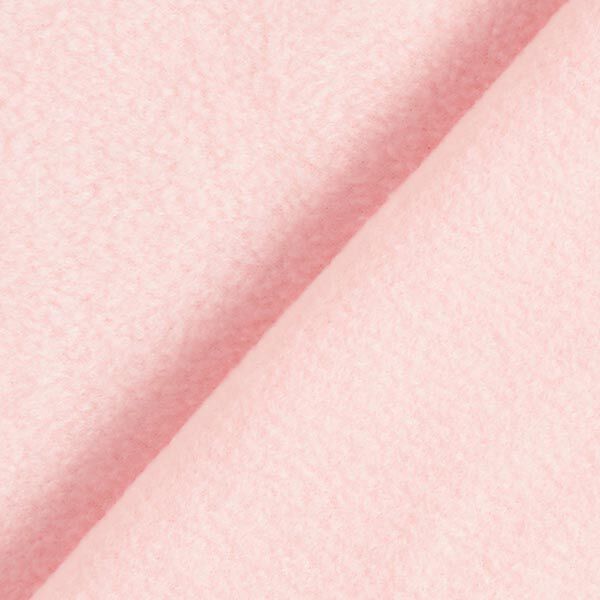 Premium Antipilling Fleece Stretch – rosa | Reststück 100cm