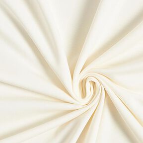 Leichter Baumwollsweat Uni – wollweiss, 