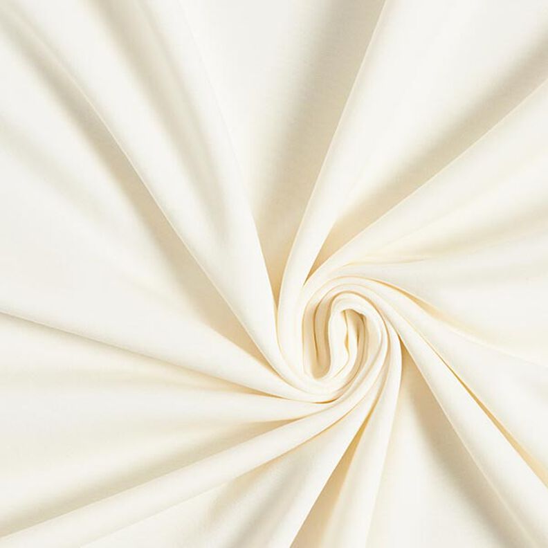 Leichter Baumwollsweat Uni – wollweiss,  image number 1