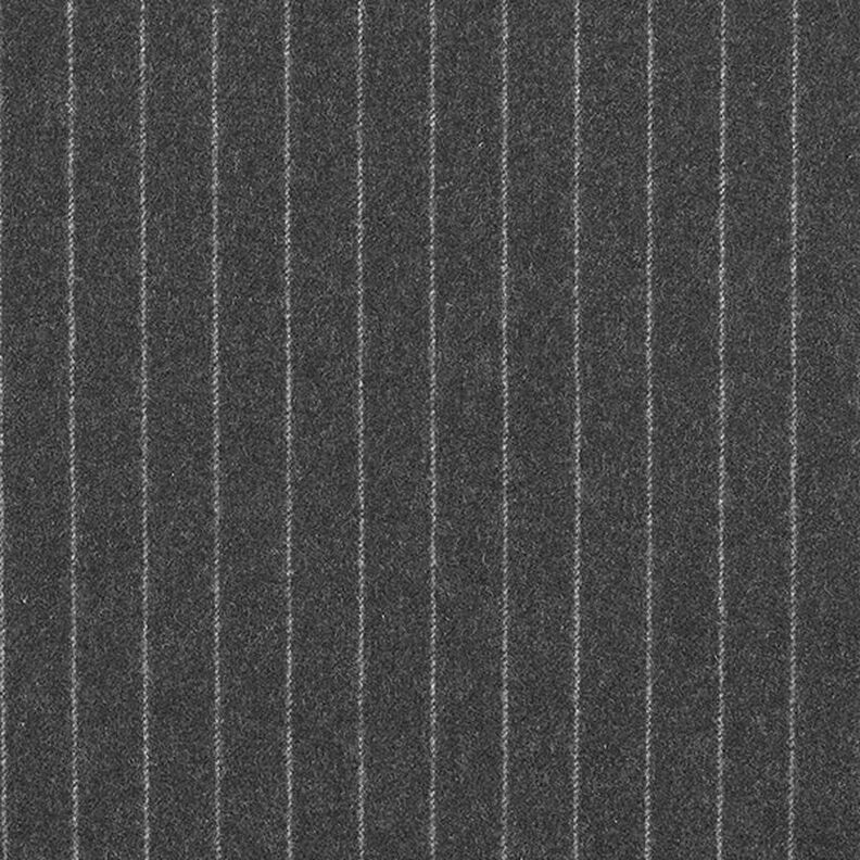 Wollstoff breite Nadelstreifen – granit,  image number 1