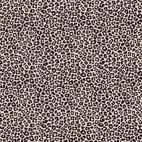 Baumwolljersey Mini Leo Print – hellrosa/schwarz, 