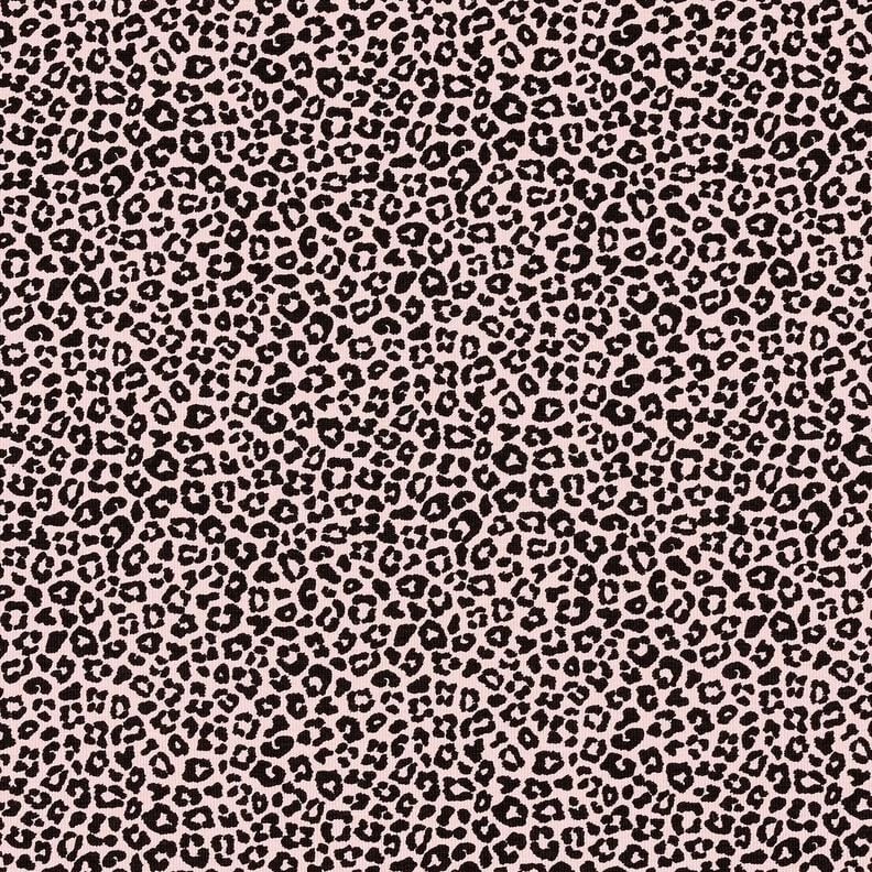 Baumwolljersey Mini Leo Print – hellrosa/schwarz, image number 1