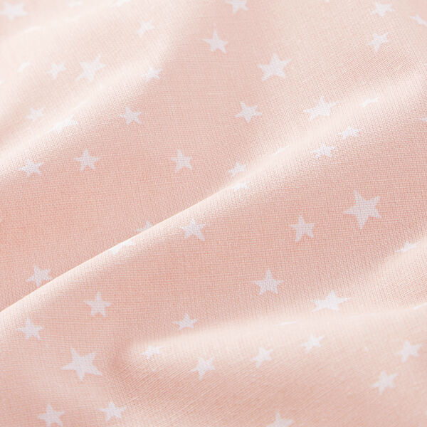 Baumwollpopeline unregelmäßige Sterne – rosa,  image number 2