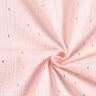 Musselin Foliendruck Rechteck | by Poppy – rosé,  thumbnail number 3