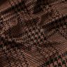 Samt Jersey Glencheck – maronenbraun/schwarz,  thumbnail number 2