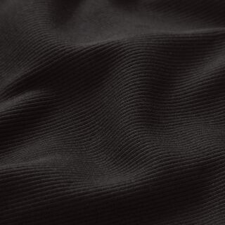 GOTS 2x2 Bündchen | Tula – schwarz | Reststück 60cm, 