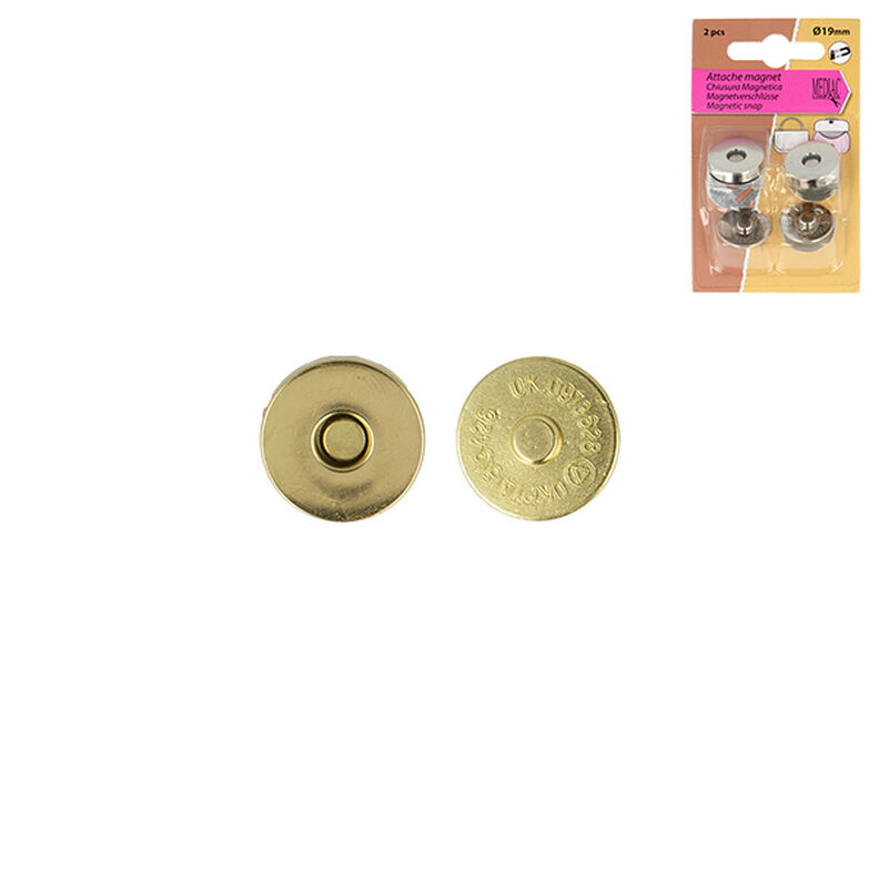 Magnetverschlüsse – gold metallic,  image number 1