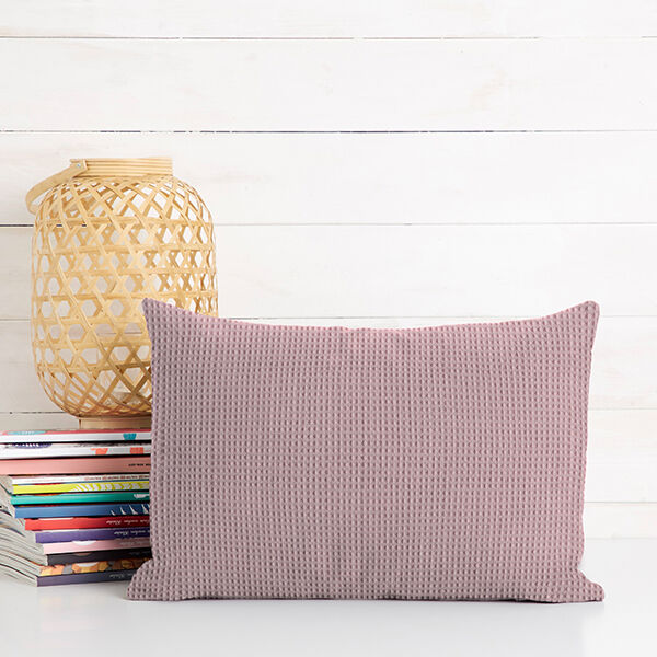Waffelpiqué – rosé | Reststück 60cm