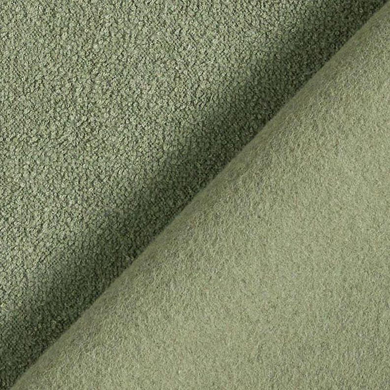 Baumwolle Sweat Terry Fleece – oliv,  image number 3