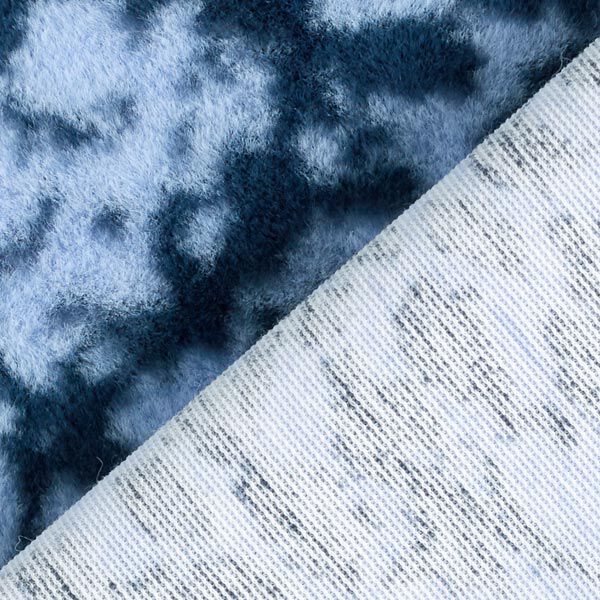 Fellimitat bunter Leopard – hellblau/marineblau, image number 5