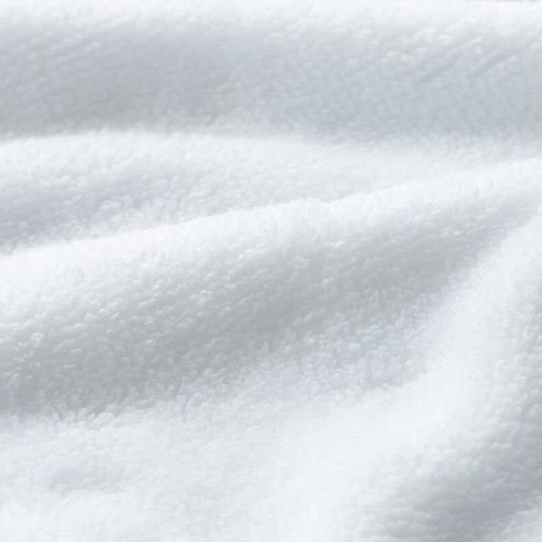 Kuschelfrottee Bambus Uni – weiss,  image number 2