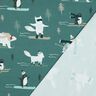 French Terry Sommersweat Wintersport-Tiere Digitaldruck | Poppy Fabrics – hellpetrol/eisblau,  thumbnail number 4