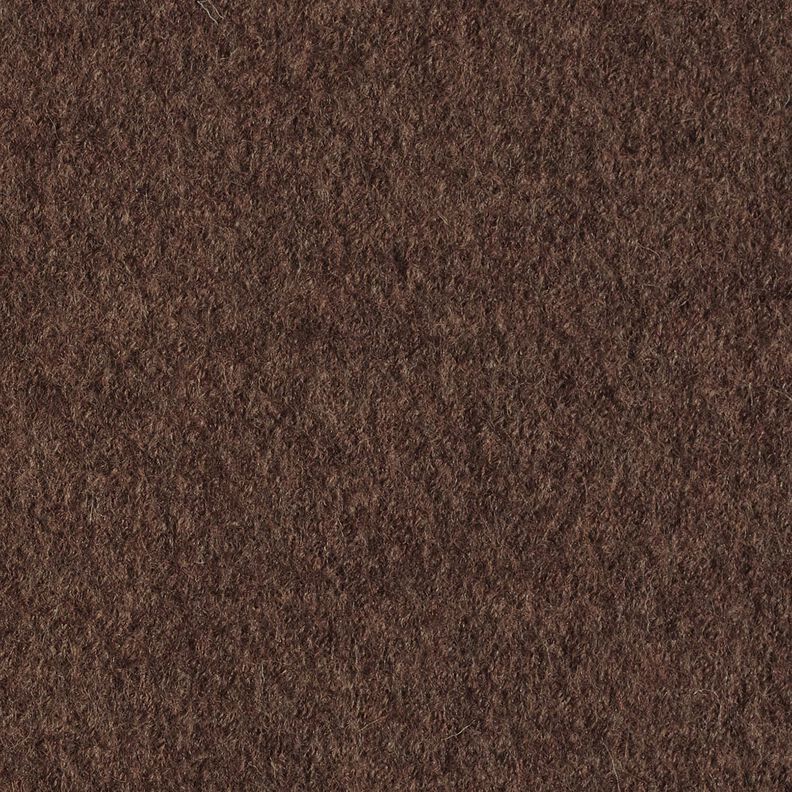 Woll-Walkloden Melange – dunkelbraun,  image number 5