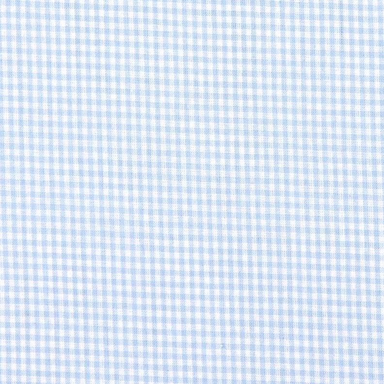 Baumwollstoff Vichykaro 0,2 cm – helljeansblau/weiss,  image number 1