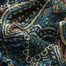 Dekostoff Gobelin Mandala Blumen – schwarz/blau,  thumbnail number 2