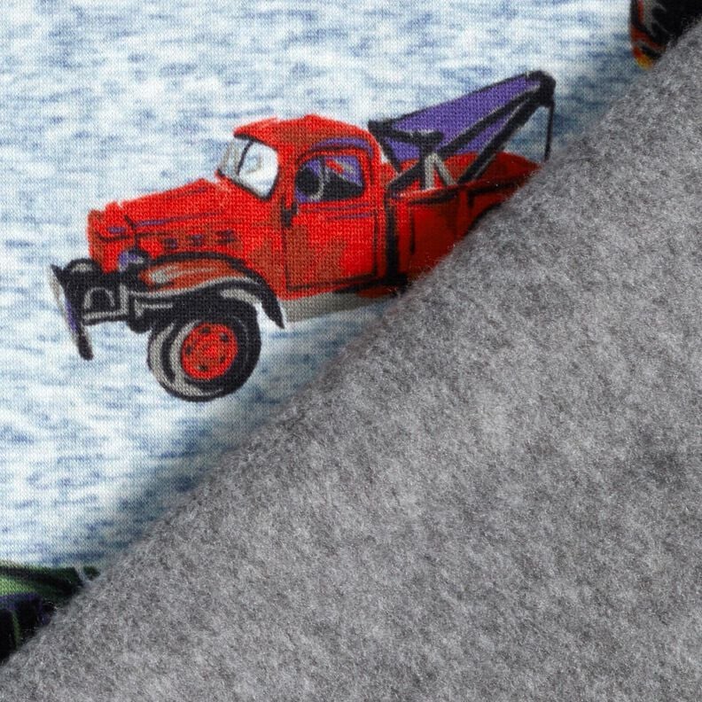 Alpenfleece Trucks und Bagger – jeansblau/grau, image number 4