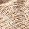 Seersucker gemischte Streifen – sand/weiss,  thumbnail number 6