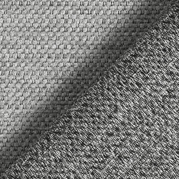 Möbelstoff grober Chenille – seidengrau | Reststück 100cm