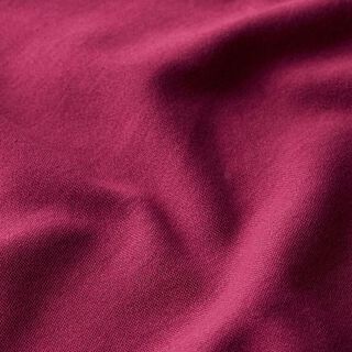 GOTS Interlock Jersey uni – beere, 