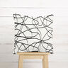 Dekostoff Jacquard abstrakte Linien – elfenbein/schwarz,  thumbnail number 7