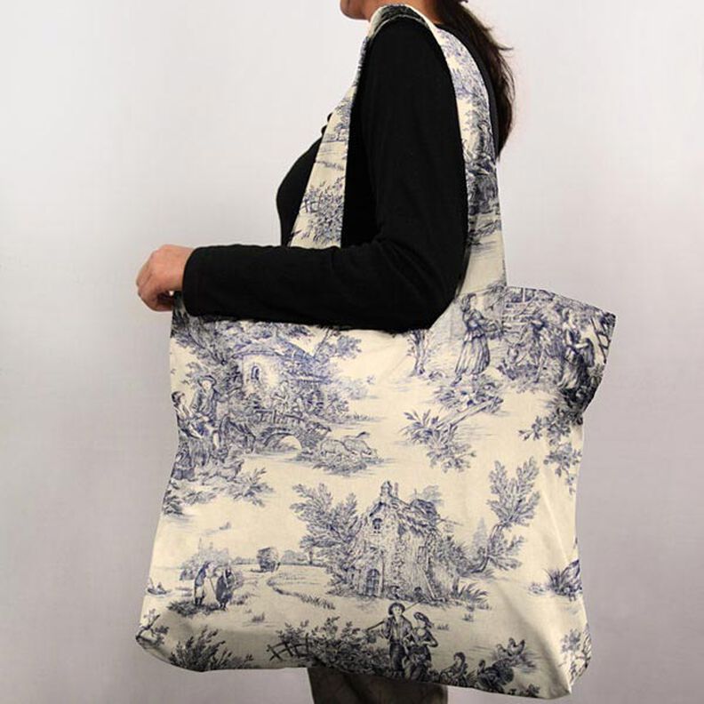 Dekostoff Pastorale 280 cm – blau,  image number 6
