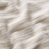 Baumwollstoff Gitterstruktur Querstreifen – beige/weiss,  thumbnail number 2