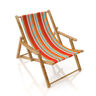 Outdoorstoff Canvas Streifen – orange/rot,  thumbnail number 9