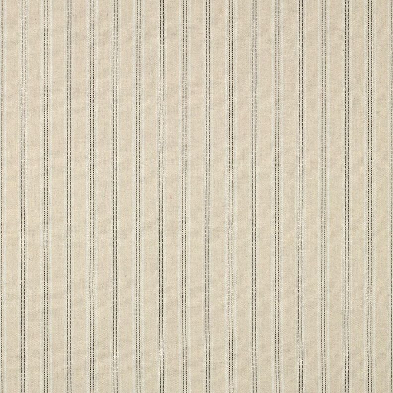 Leinen-Mix Streifen & Lurex &ndash; natur,  image number 1