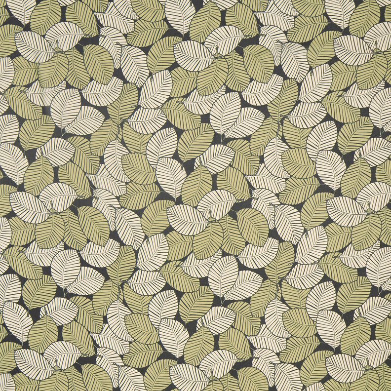 Chiffon Palmenblätter – schwarz/cashew,  image number 1