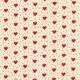 Beschichtete Baumwolle Herzen – hellbeige/rot – Muster,  thumbnail number 1