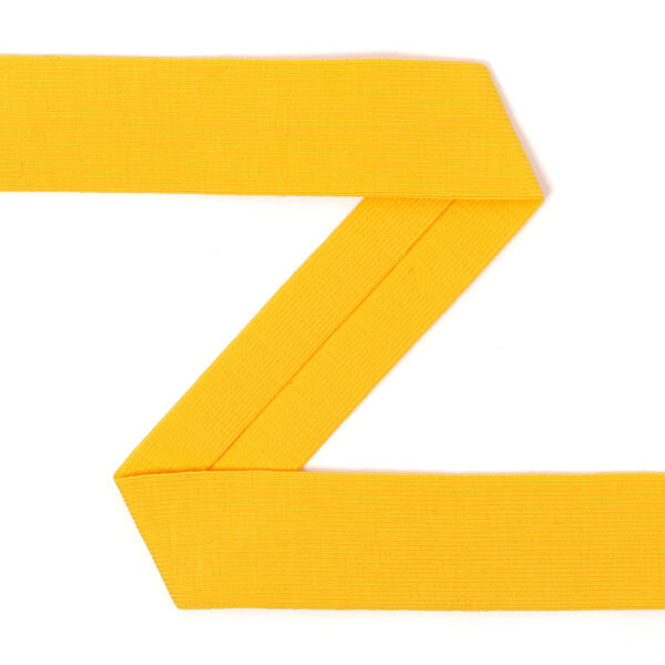 Jerseyband, gefalzt - gelb, image number 1