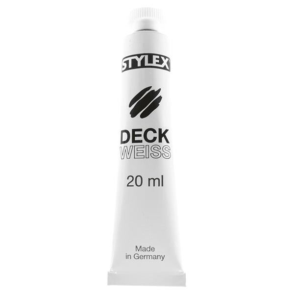 Tube Deckweiß, 20 ml, image number 1