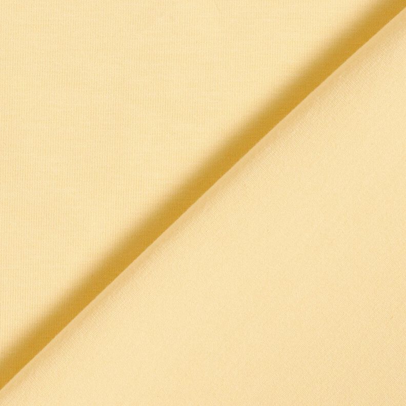 Baumwolljersey Medium Uni – vanillegelb,  image number 5