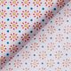 Baumwollpopeline kleine Ethno-Blumen – nebelgrau,  thumbnail number 4