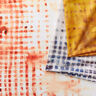 GOTS Baumwollbatist Bordürenstoff Karos mit Farbverlauf | TCC x LOOKS by Wolfgang Joop – feuerrot,  thumbnail number 7