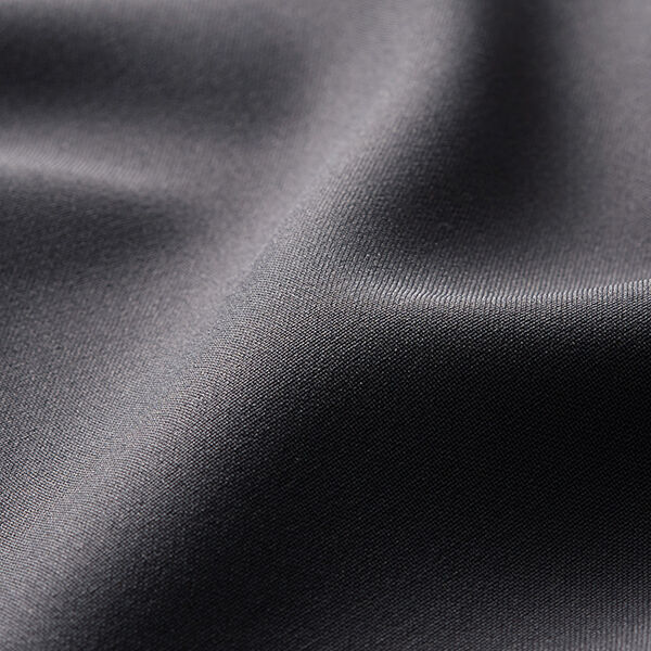 Bi-Elastischer Stretchstoff Gabardine Uni – dunkelgrau | Reststück 50cm