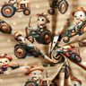 Baumwolljersey Trecker mit Tieren Digitaldruck – anemone/mandel,  thumbnail number 3