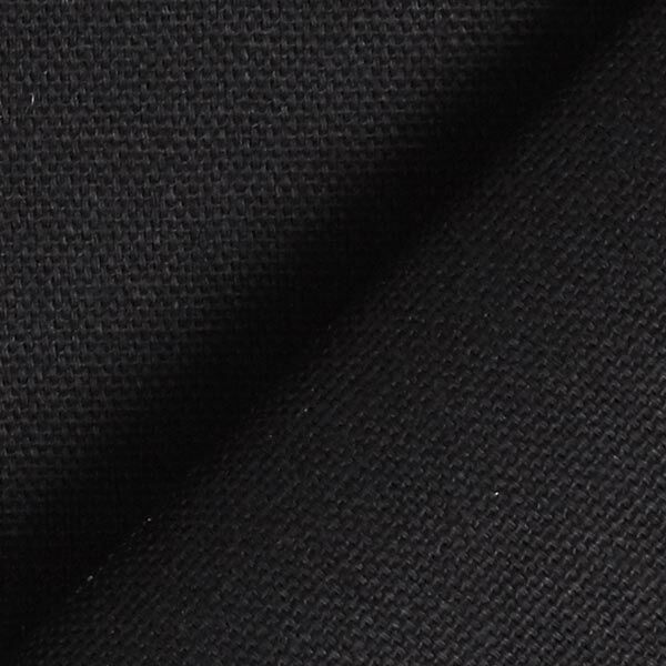 Dekostoff Canvas – schwarz | Reststück 50cm