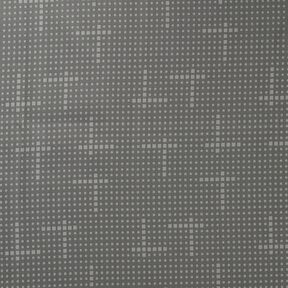 Futterstoff Jacquard unregelmäßige Kästchen – dunkelgrau, 