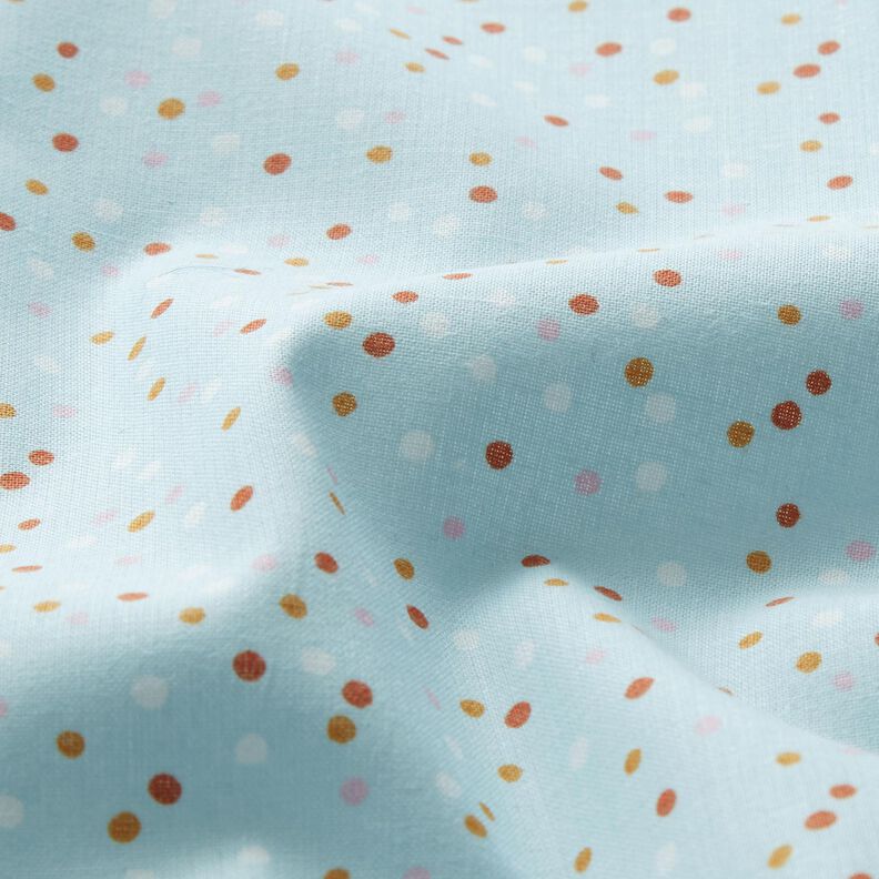 Baumwollstoff Cretonne Pünktchen – hellblau,  image number 2