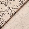 Baumwoll-Mix Jersey Elefantengewusel – natur,  thumbnail number 4