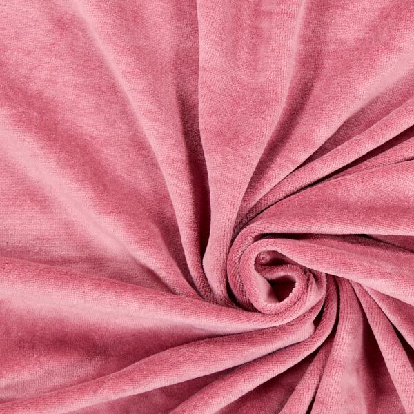 Nicki Stoff Uni – altrosa | Reststück 50cm