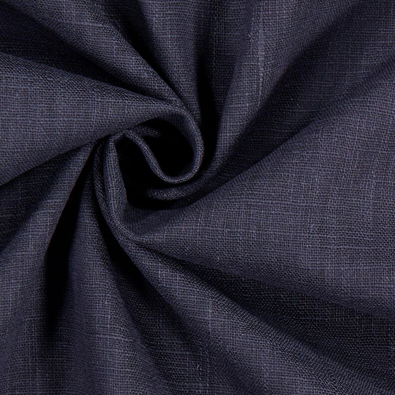 Leinenstoff Ramie-Mix medium – nachtblau,  image number 3