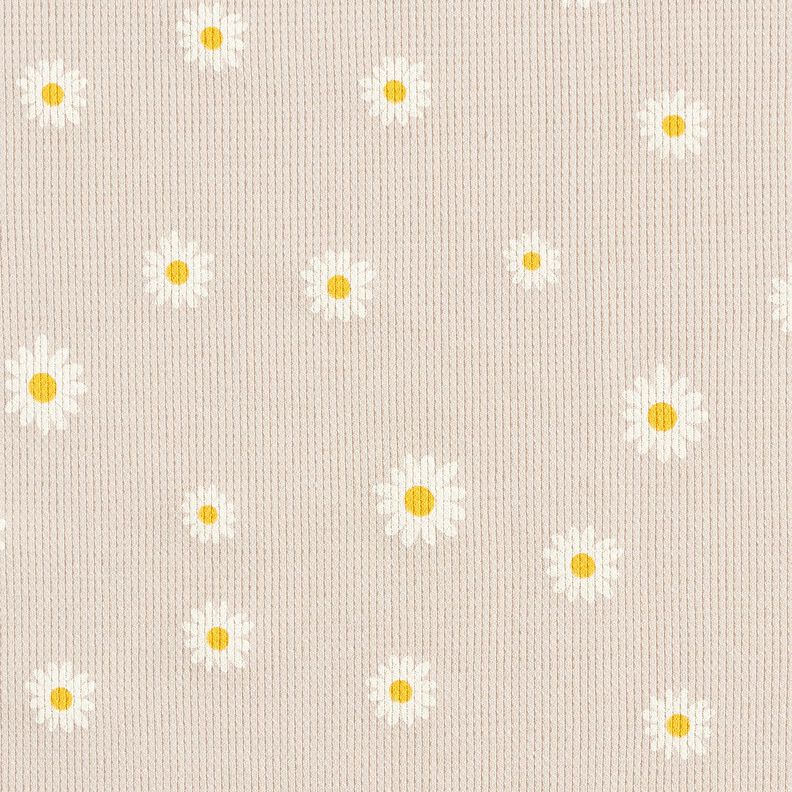 Waffeljersey Margeriten – natur, image number 1